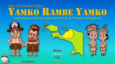 Lagu Koor Daerah Papua - YAMKO RAMBE YAMKO - Musik Pengiring - YouTube