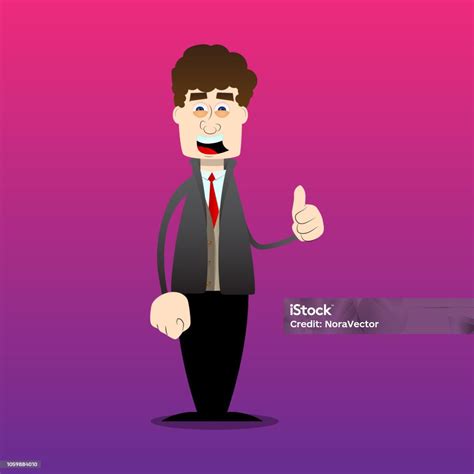 Man Dressed For Winter Making Thumbs Up Sign Stock Illustration - Download Image Now - Agreement ...