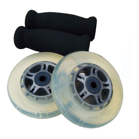 CLEAR Replacement Razor Scooter WHEELS, BEARINGS, GRIPS - Walmart.com