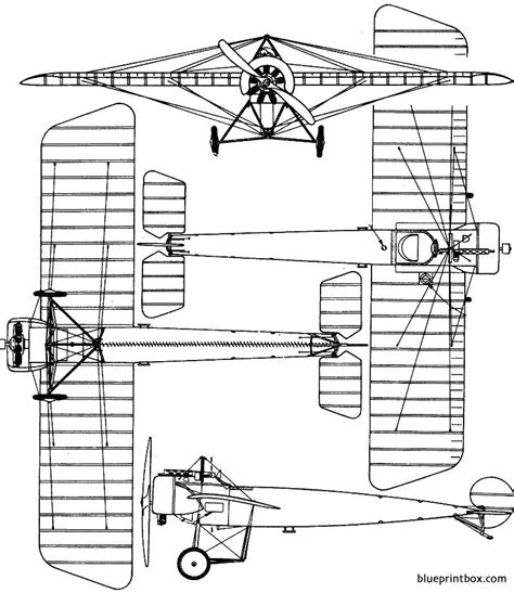 fokker e iii - BlueprintBox.com - Free Plans and Blueprints of Cars ...