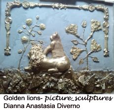 GOLDEN LIONS - SCULPTURES/PICTURE - DIANNA DIVERNO - Dajana Diverno - Blog.hr