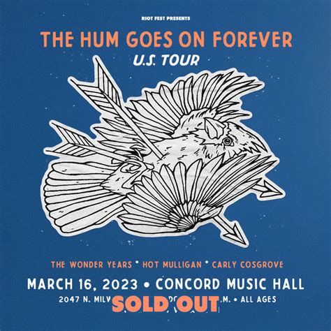 The Wonder Years: The Hum Goes On Forever Tour w/ Hot Mulligan - Riot Fest