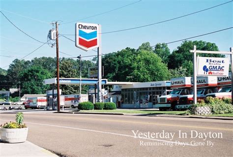 Chevron Service Station Remembered - Yesterday In Dayton