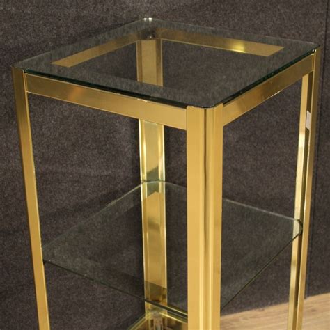 Design Coffee Table Metal Table 3 Glass Shelves Furniture - Etsy
