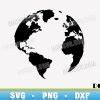 Globe of Earth svg files for Cricut Silhouette Global World Map ...