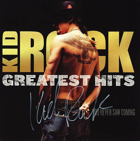 Kid Rock Signed Greatest Hits Album - Artist signed collectibles and gifts