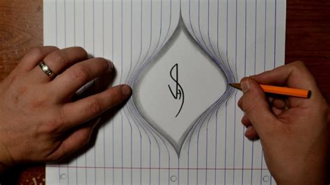 Drawing Torn Lined Paper - Cool Easy Trick Art