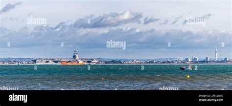 USS Gerald R Ford. United States aircraft carrier Stock Photo - Alamy