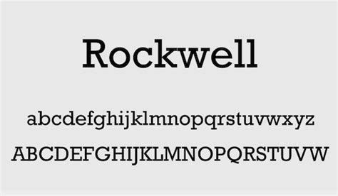 Rockwell Font - Fontspace.io