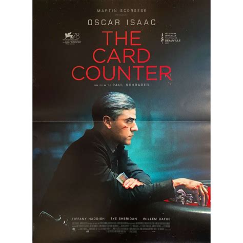 THE CARD COUNTER French Movie Poster - 15x21 in. - 2022