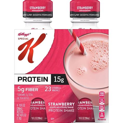 Kellogg's Special K Protein Shakes Strawberry - Shop Diet & Fitness at ...