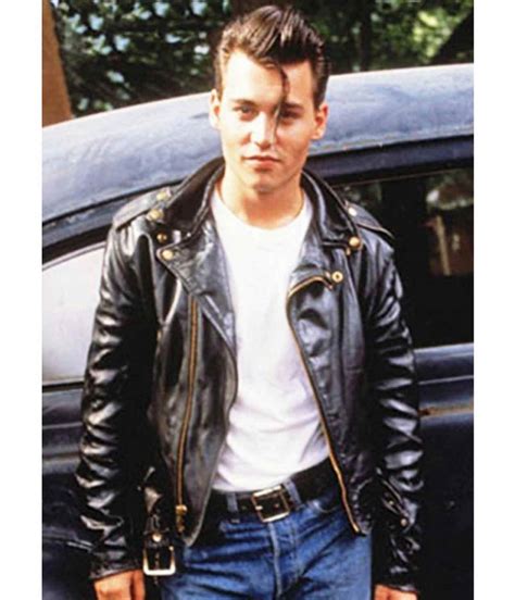 Johnny Depp Cry Baby Leather Jacket | Wade Walker Jacket - Jackets Masters