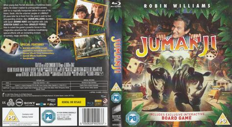 Jumanji (1995) R2 Blu-Ray Cover & Label - DVDcover.Com