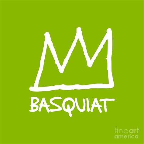 Untitled crown symbols basquiat Drawing by Karsa Haryanto