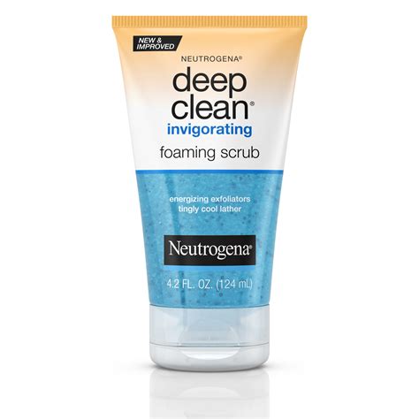 Neutrogena Deep Clean Invigorating Foaming Face Scrub, 4.2 fl. oz ...