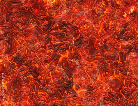 heat red lava texture of eruption volcano Stock Illustration | Adobe Stock