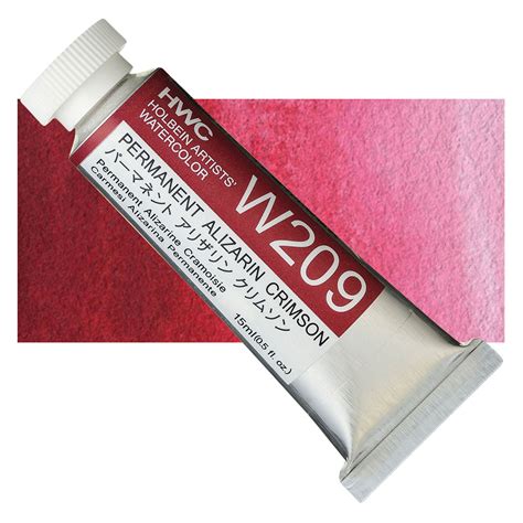 Holbein Artists' Watercolor - Permanent Alizarin Crimson, 15 ml tube | BLICK Art Materials