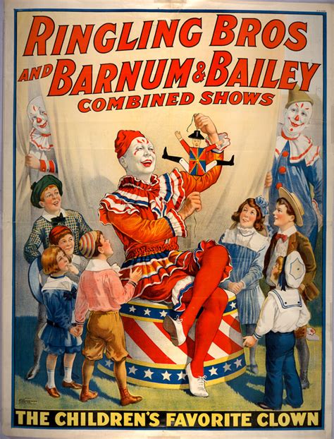 Ringling Bros and Barnum & Bailey combined shows circus poster - NYPL Digital Collections