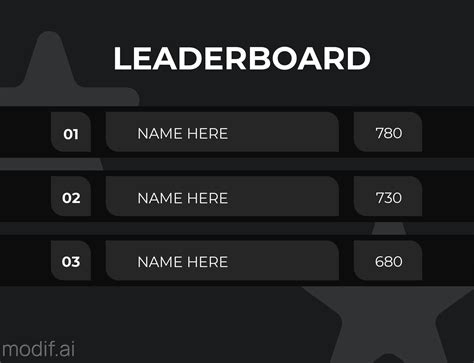 Horizontal Leaderboard Template With Black Details - Mediamodifier