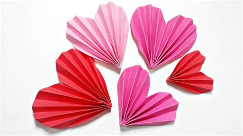 Origami Heart 3D For Decoration.DIY Crafts - Paper Hearts Design ...