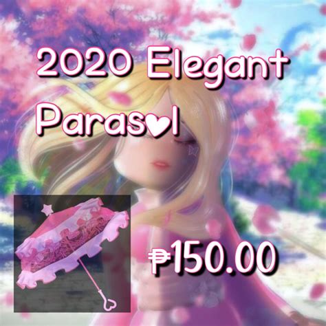 2020 Elegant Parasol - Royale high | Lazada PH