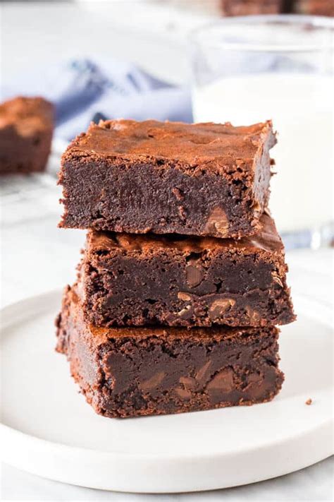 Triple Chocolate Brownies - Just so Tasty