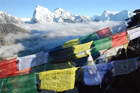 HD wallpaper: the himalayas, nepal, prayer flags, tibetan flags ...