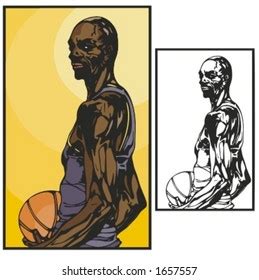 Basketball Player Vector Illustration Stock Vector (Royalty Free) 1657557 | Shutterstock