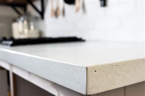 DIY White Concrete Countertops - Clover Lane