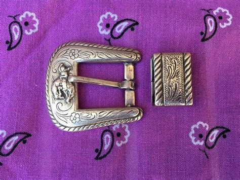 Lady's Sterling Silver Cowboy Belt Buckle