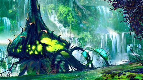 Guild Wars 2, Waterfall, Pc Gaming, Artwork, Video Games, Video Game Art, Fantasy Art | HD ...