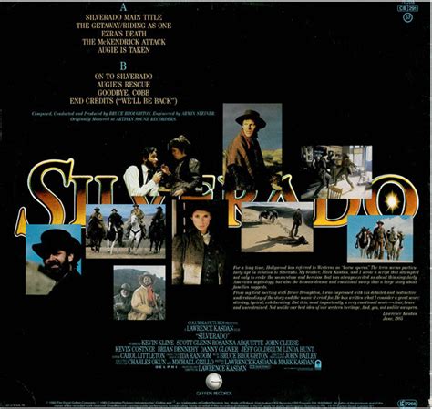 Silverado - original soundtrack buy it online at the soundtrack to your ...