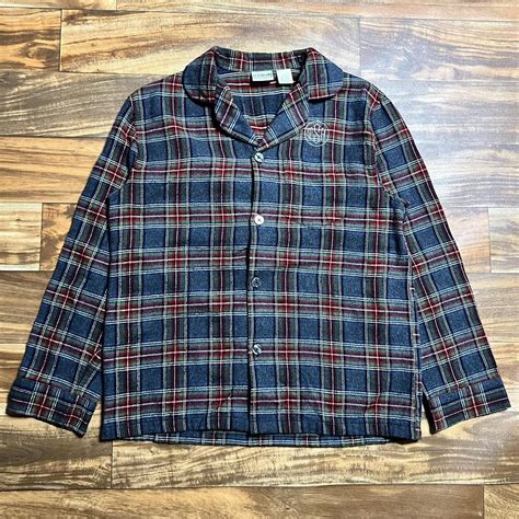 Vintage LL Bean Plaid Flannel Adult Medium Length:... - Depop