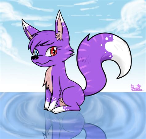 Fox Purple by benkomilk on DeviantArt