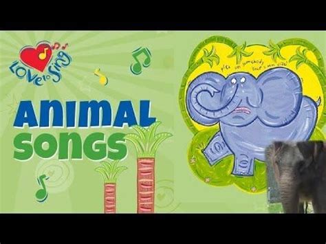 Actions Fun - Elephant Song with Lyrics | Children Love to Sing Animal Kids Video Songs | Kids ...