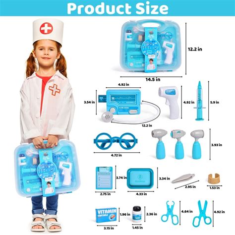 Kids Doctor Kit Pretend Play Set | PopFun