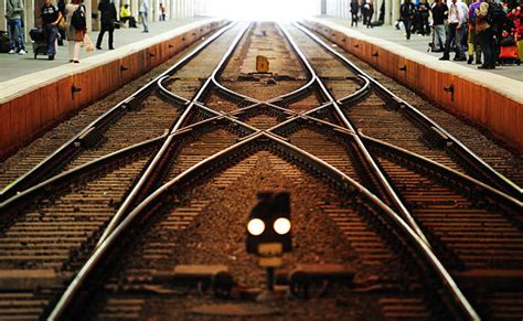 Train Tracks Sunset Stock Photos, Pictures & Royalty-Free Images - iStock