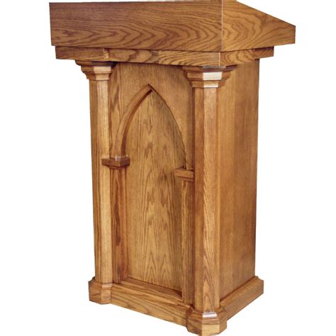 Wooden Lectern. M-530. Tonini Church Supply