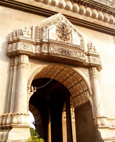 Patuxai Victory Gate Vientiane, Laos Free Stock Photo - Public Domain ...