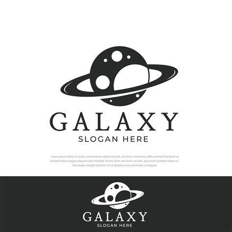 Galaxy logo design space design template, planet, symbol, icon ...