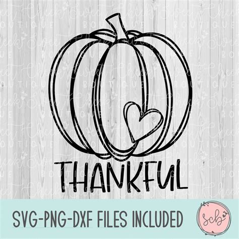 Thankful Pumpkin Svg, Pumpkin Svg, Thankful Svg, Fall Svg, Thanksgiving ...