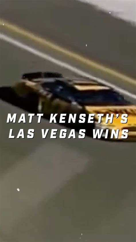 Matt Kenseth Vegas Wins | Matt Kenseth, NASCAR | 2023 NASCAR Hall of Fame inductee, Matt Kenseth ...