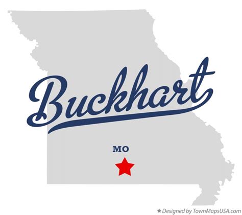 Map of Buckhart, MO, Missouri