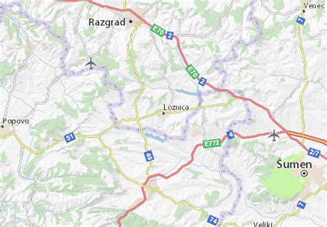 MICHELIN Loznica map - ViaMichelin