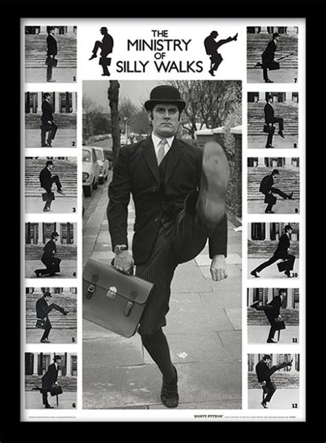 MONTY PYTHON - ministry of silly walks rámovaný obraz na zeď | Posters ...