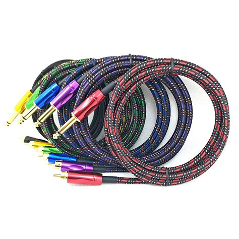 Tattoo RCA Cord with Braided Sleeving ONLY TATTOO SUPPLY