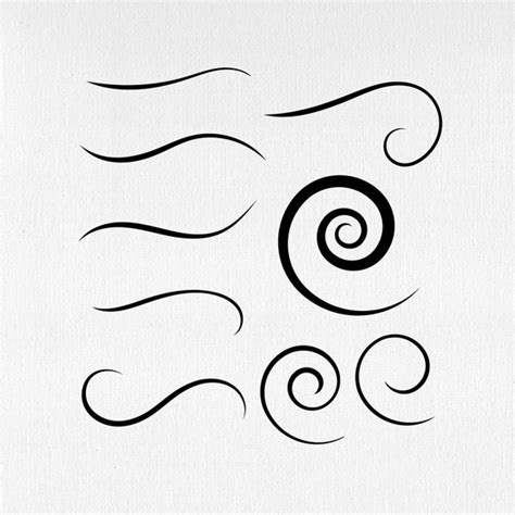 Swirl Line Svg Scroll Svg Divider Svgflourish Svgpngpdf - Etsy UK