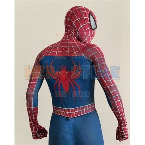 Spider-man Classic Cosplay Suit Tobey Maguire Edition Spiderman Cosplay Costume ...