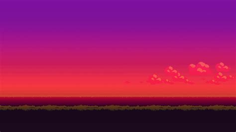 Pixel sunset wallpaper HD wallpaper | Wallpaper Flare