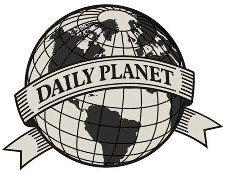 Daily Planet Newspaper Logo Superman